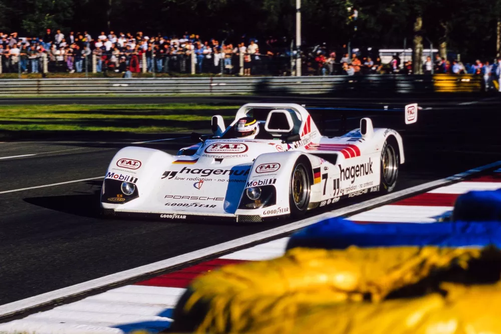 Michele Alboreto / Stefan Johansson / Tom Kristensen, Joest Racing, TWR Porsche WSC 95.
