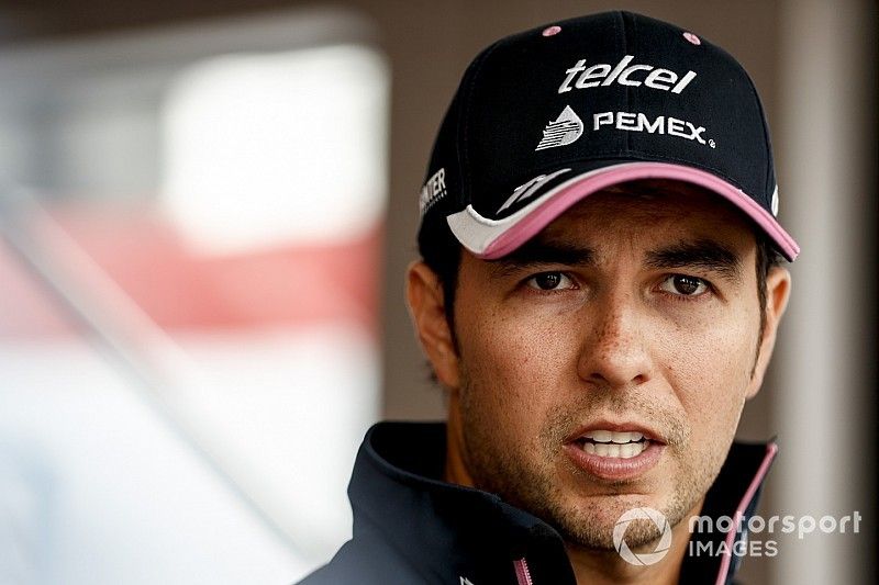 Sergio Perez, Racing Point con los medios