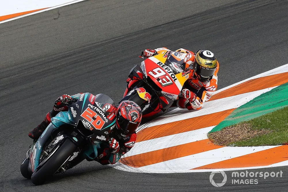 Fabio Quartararo, Petronas Yamaha SRT, Marc Marquez, Repsol Honda Team