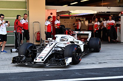 Raikkonen completes first Sauber laps in Abu Dhabi test