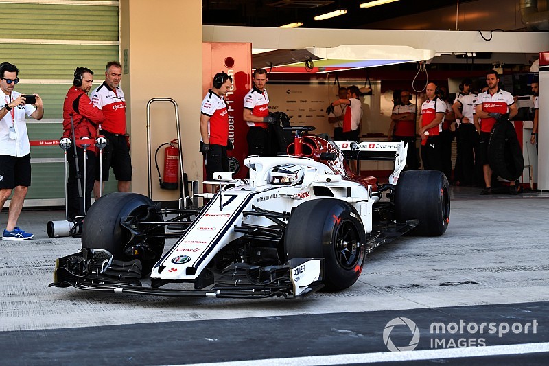 Räikkönen a fait ses premiers tours chez Sauber