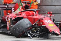 Ferrari cree que la avería de Leclerc no fue por su accidente