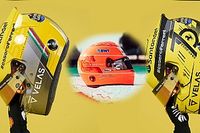 Fotos: los cascos especiales de Ferrari y el homenaje a Schumacher