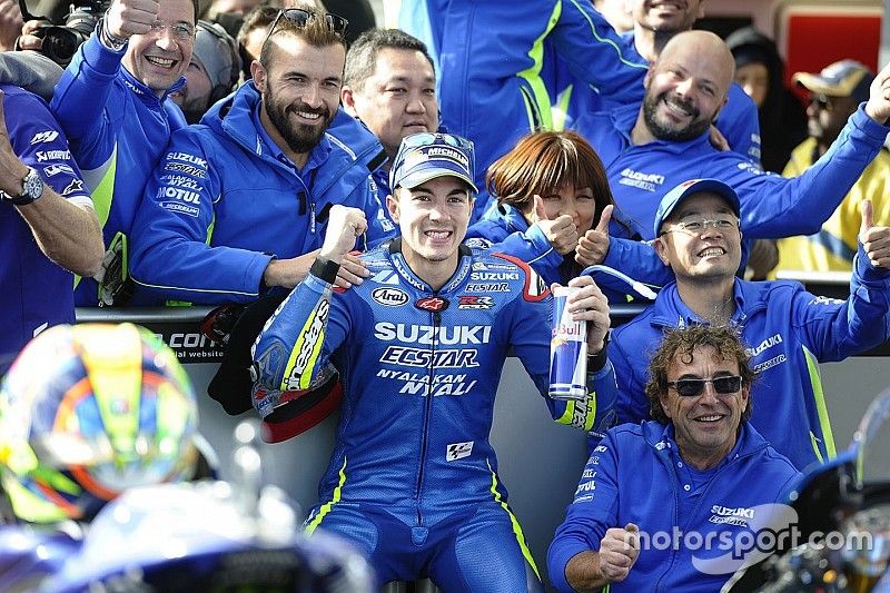 Tercer lugar Maverick Viñales, Team Suzuki Ecstar MotoGP