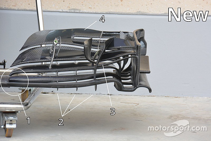 Formel-1-Technik: Der Frontflügel des McLaren MP4-31