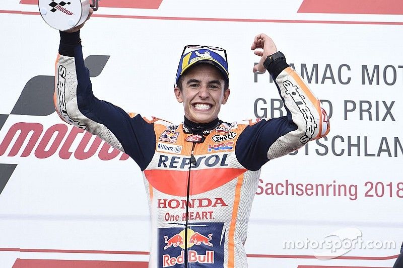 Podium: race winner Marc Marquez, Repsol Honda Team