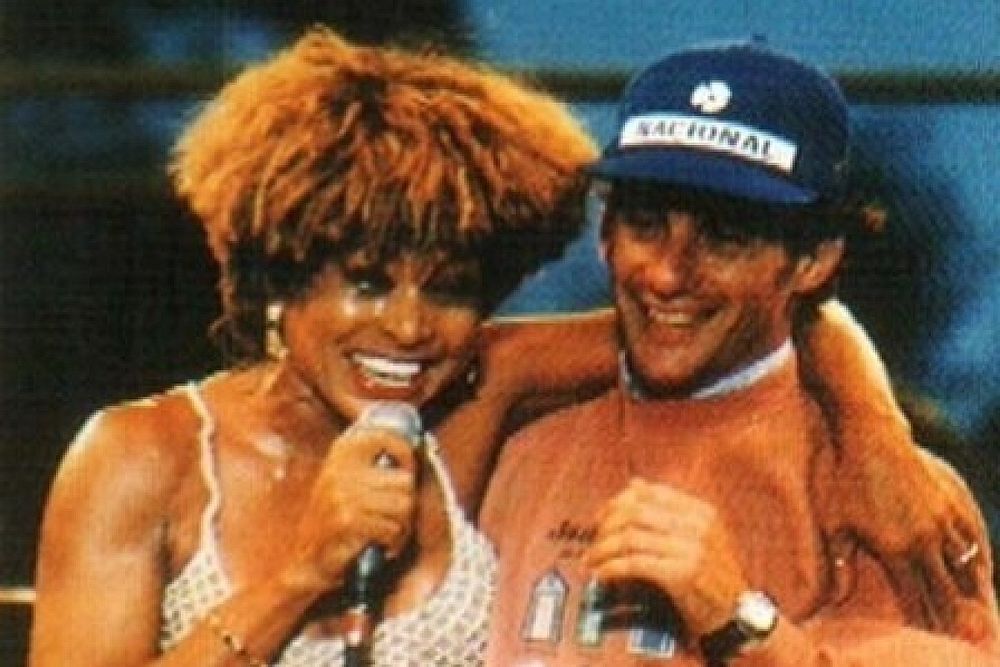 Tina Turner e Ayrton Senna