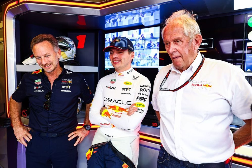 Christian Horner, Max Verstappen, Red Bull Racing, Helmut Marko