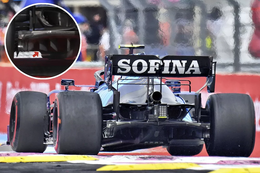 William FW43B diffuser comparison