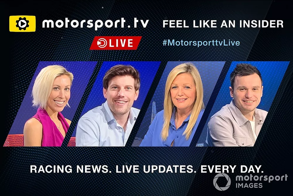 Presentadores confirmados para la emisi&oacute;n de Motorsport.tv Live