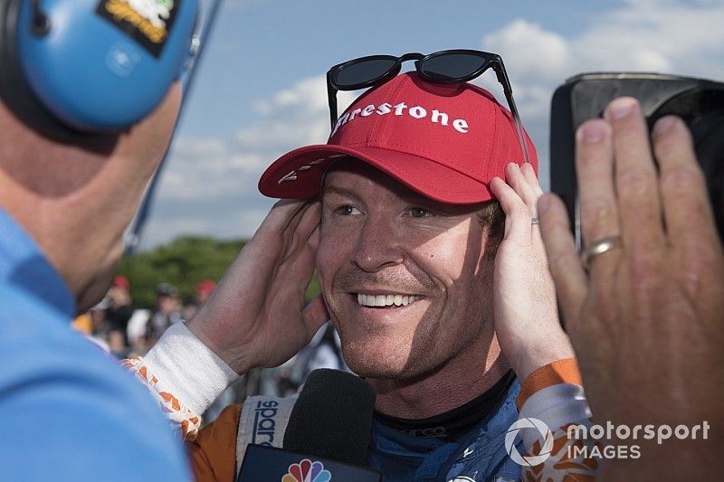 Scott Dixon, Chip Ganassi Racing Honda, interviewed after race win.