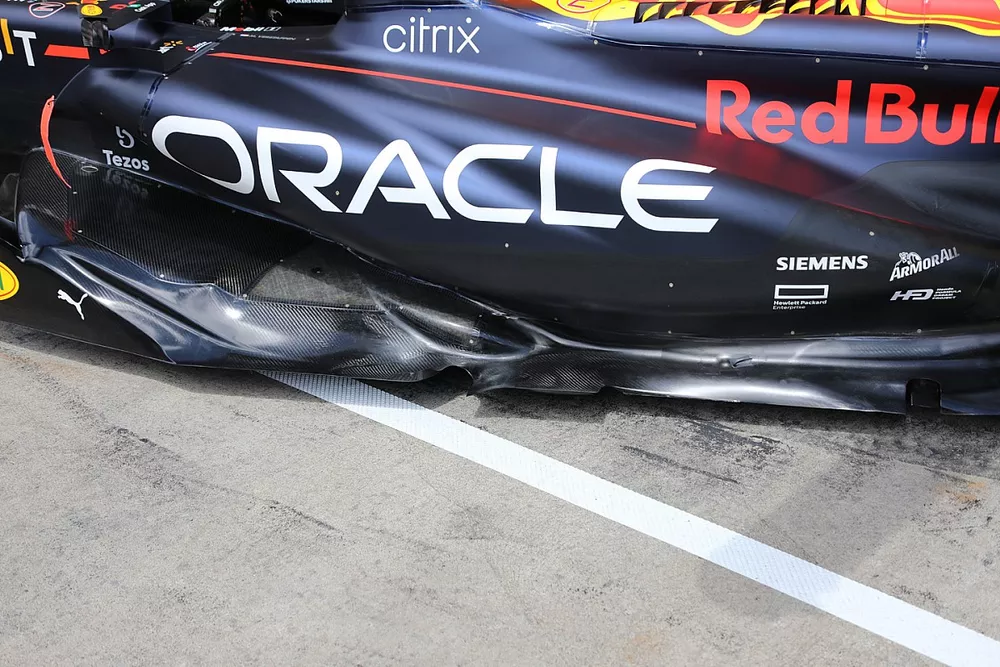 Detalle t&eacute;cnico del Red Bull Racing RB18