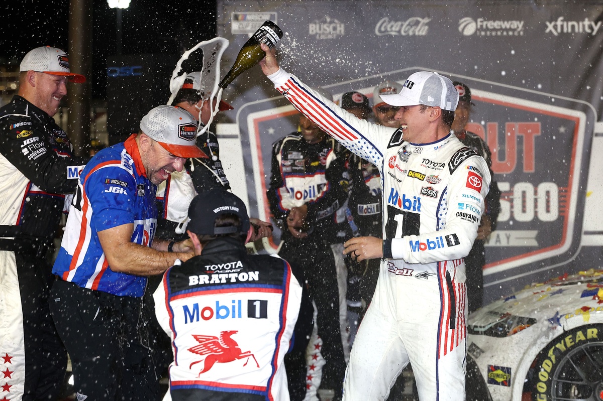 Christopher Bell Celebrates Major Victory at Southern 500