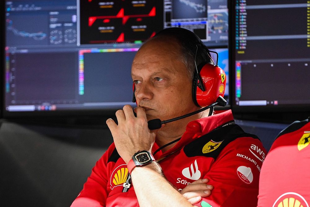 Frederic Vasseur, Director del equipo y Director General de la Scuderia Ferrari