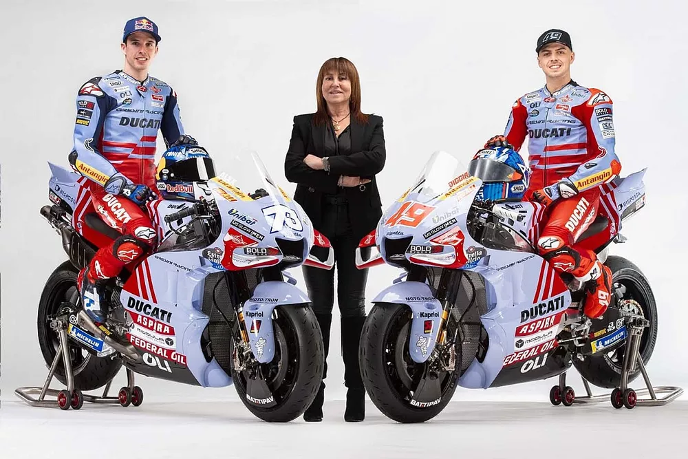 Alex Marquez, Gresini Racing, Fabio Di Giannantonio, Gresini Racing, Nadia Padovani, Gresini Racing 
