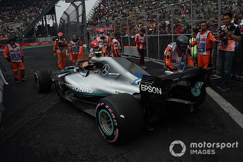 Mercedes no ve peligrar el motor de Hamilton tras fallar el de Bottas