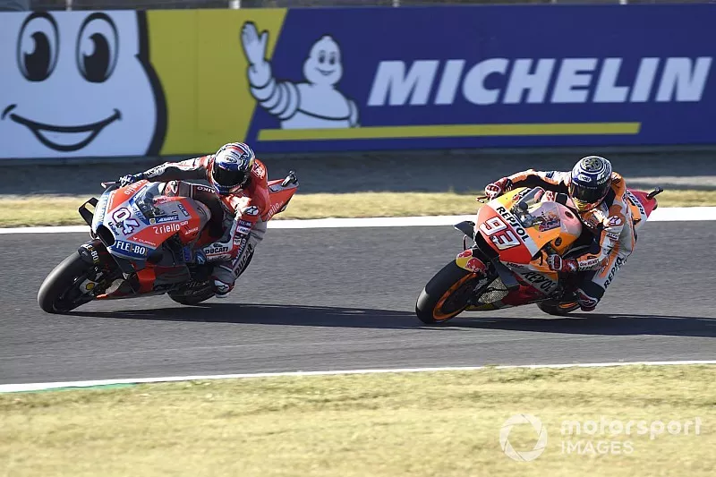 Marc Marquez, Repsol Honda Team, Andrea Dovizioso, Ducati Team