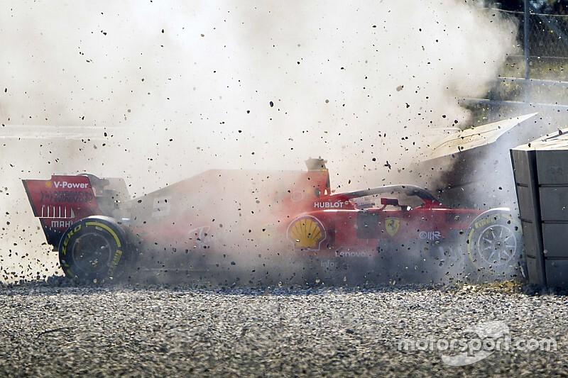 Ferrari blijft eigenaardige crash Vettel onderzoeken