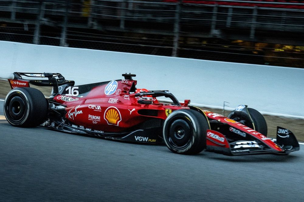 Charles Leclerc, Ferrari, Barcelona test