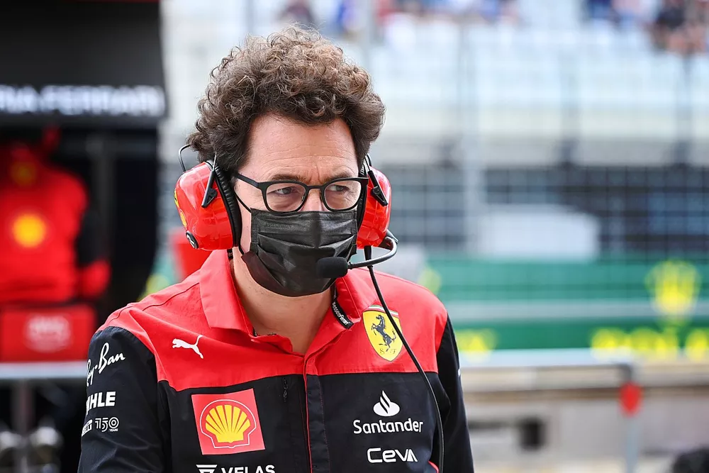 Mattia Binotto, team principal, Ferrari