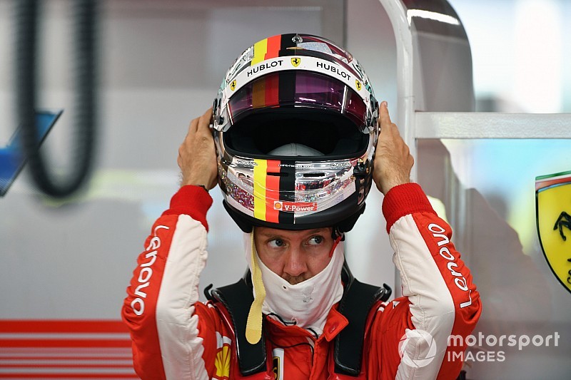 GALERIA: Vettel e a arte de burlar a censura a pinturas de capacete diferentes