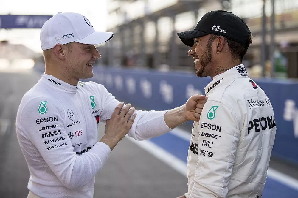 Lewis Hamilton, Mercedes AMG F1 y Valtteri Bottas, Mercedes AMG F1