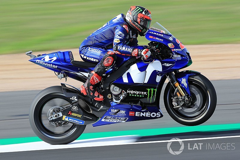 Silverstone MotoGP: Vinales leads Rossi in first practice