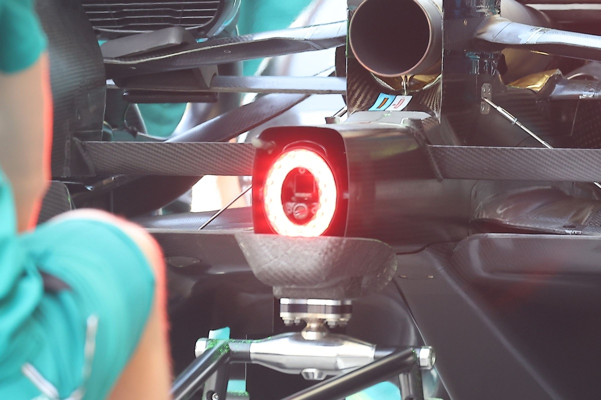 La luz antilluvia de la F1 cambia de forma para albergar una nueva cámara