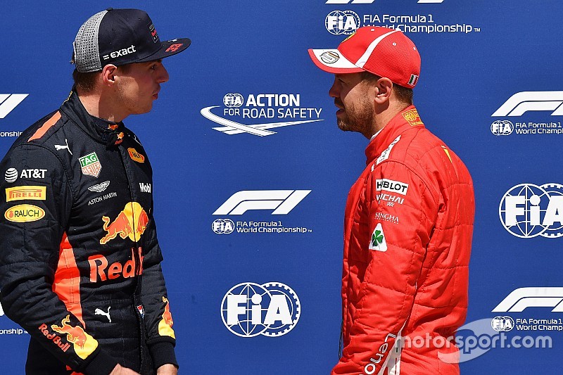 Vettel prefiere hablar con Verstappen en privado