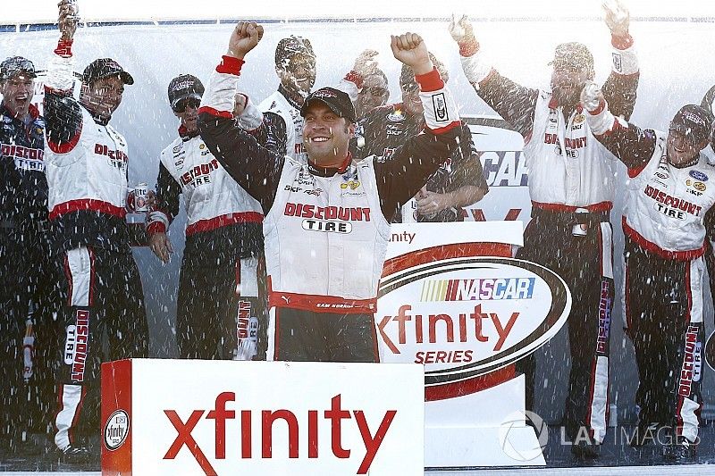 Winner Sam Hornish Jr., Team Penske Ford