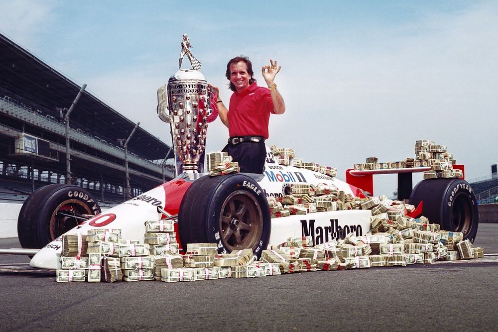 Race winner Emerson Fittipaldi