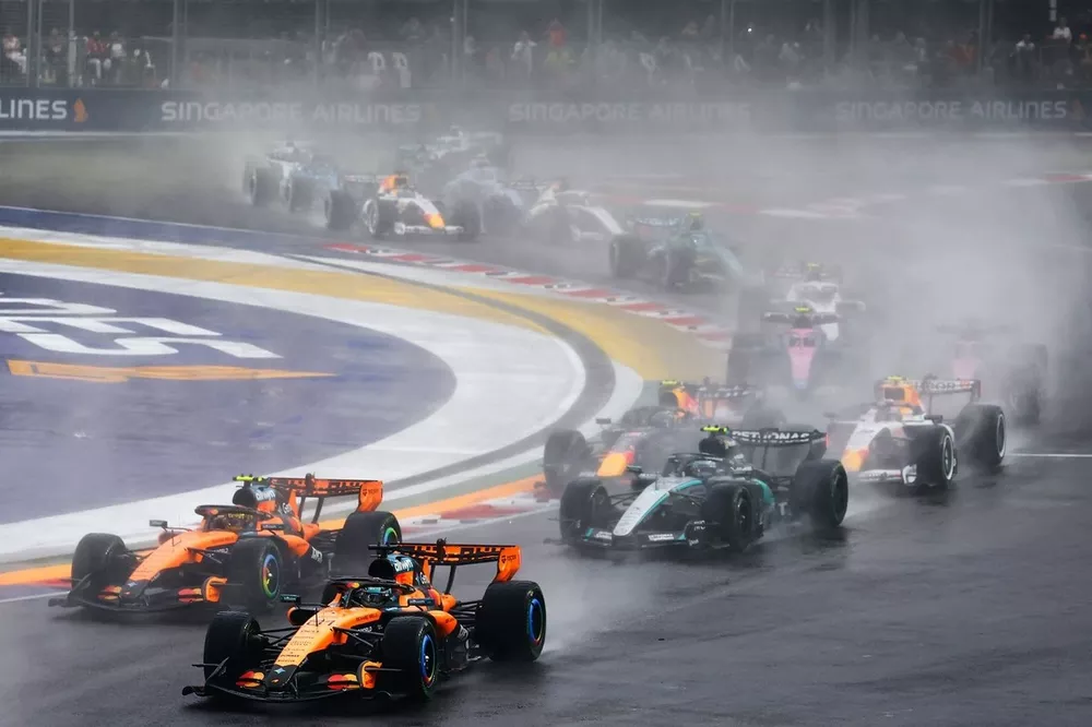 Andrea Kimi Antonelli, Mercedes, Oscar Piastri, McLaren, Lando Norris, McLaren