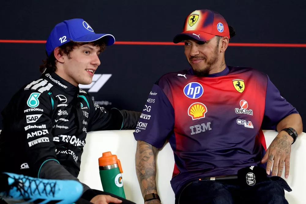 Lewis Hamilton, Ferrari, Andrea Kimi Antonelli, Mercedes