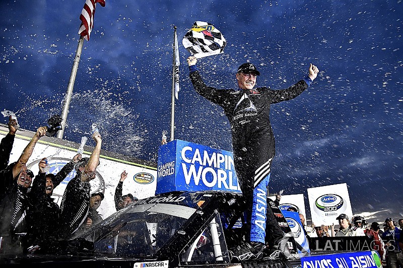 Moffitt takes wild Truck win at Atlanta after drama for Kyle Busch