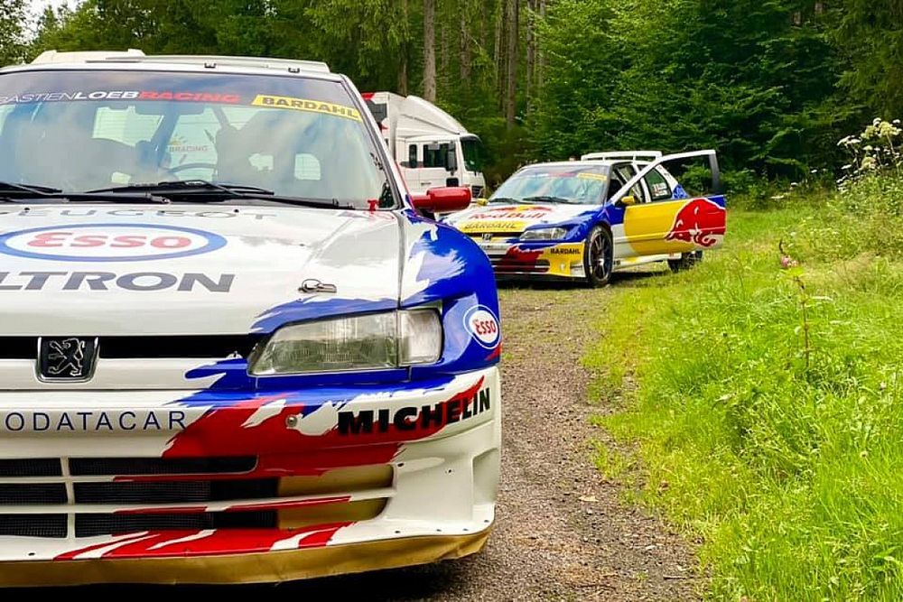 Francois Delecour, Jean-Rodolphe Guigonnet, Peugeot 306 Maxi, Sebastien Loeb, Daniel Elena, Peugeot 306 Maxi