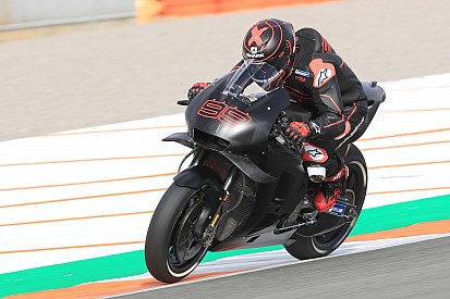 Lorenzo terminó "muy contento" luego del test en Cheste