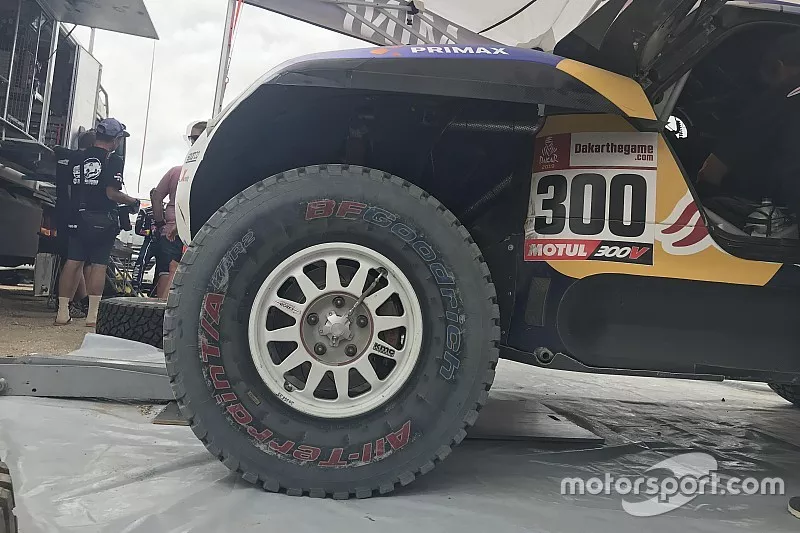 V&aacute;lvula del sistema de inflado-desinflado del MINI X-RAID buggy Carlos Sainz