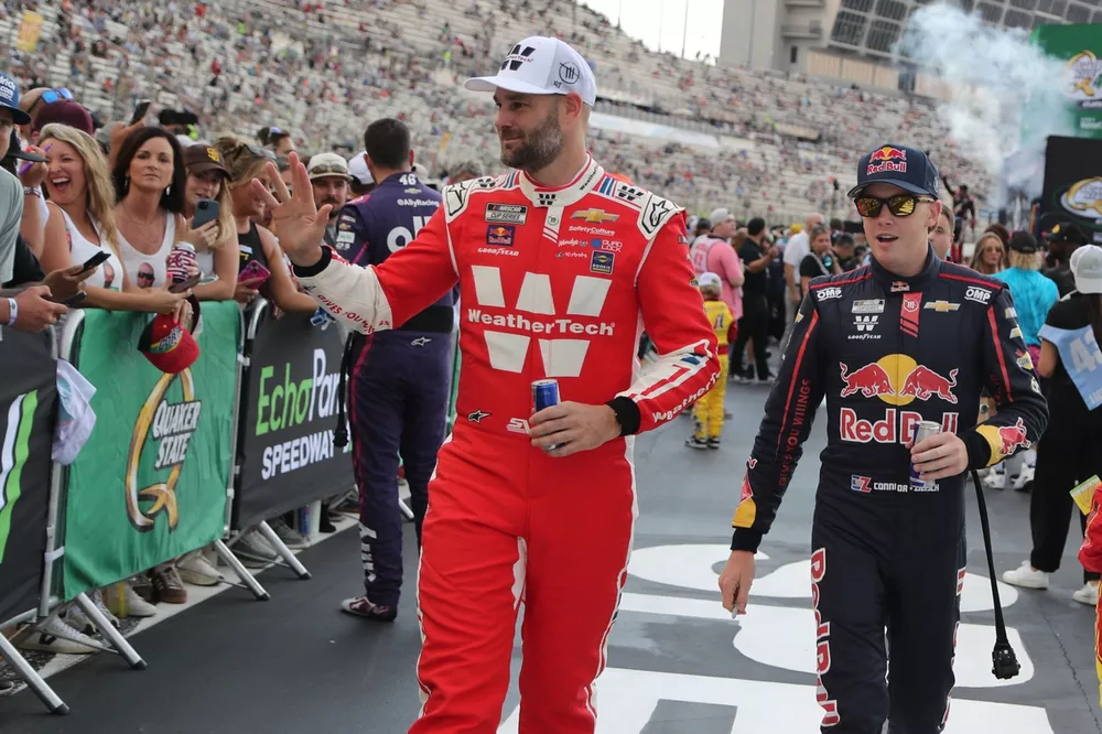 Shane van Gisbergen and Connor Zilisch, Trackhouse Racing Team Chevrolet