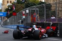 Cómo la clasificación en Azerbaiyán batió el récord de banderas rojas en F1