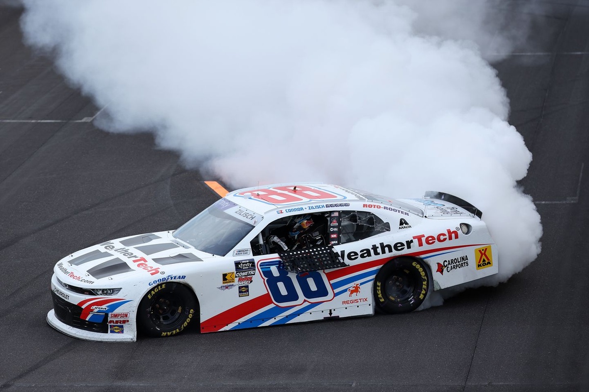 Connor Zilisch earns JRM its 100th NASCAR Xfinity win in Indianapolis thriller