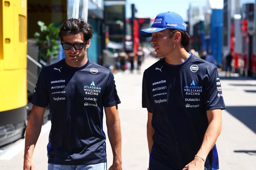 Carlos Sainz, Williams, Alexander Albon, Williams