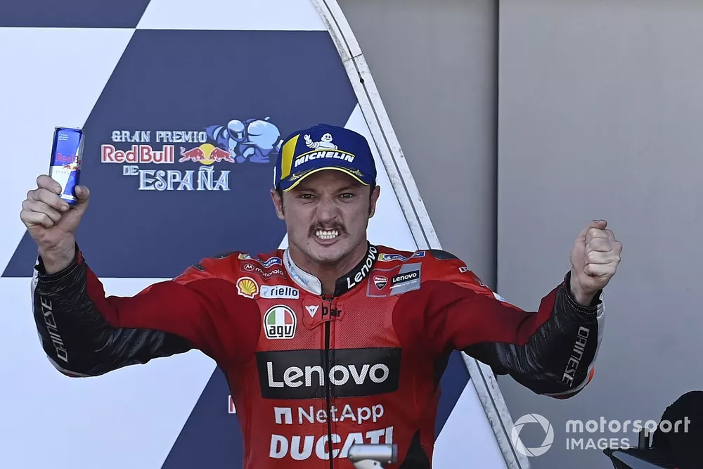 Le vainqueur Jack Miller, Ducati Team