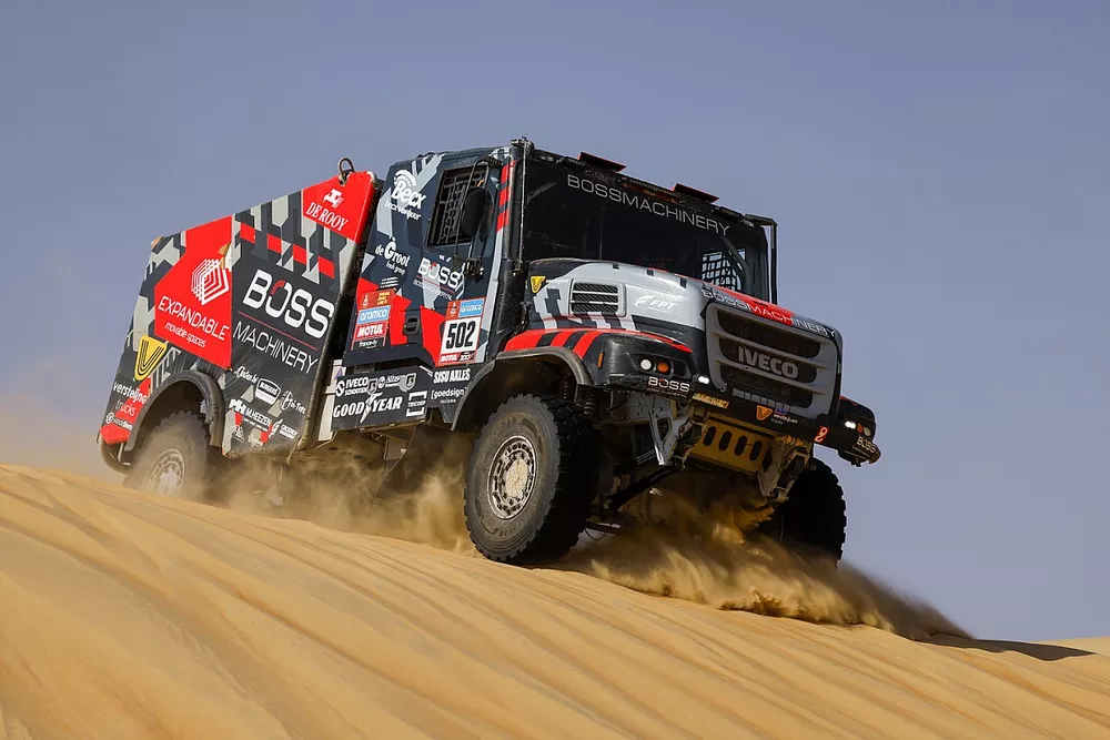 #502 Boss Machinery Team De Rooy Iveco: Janus van Kasteren, Darek Rodewald, Marcel Snijders