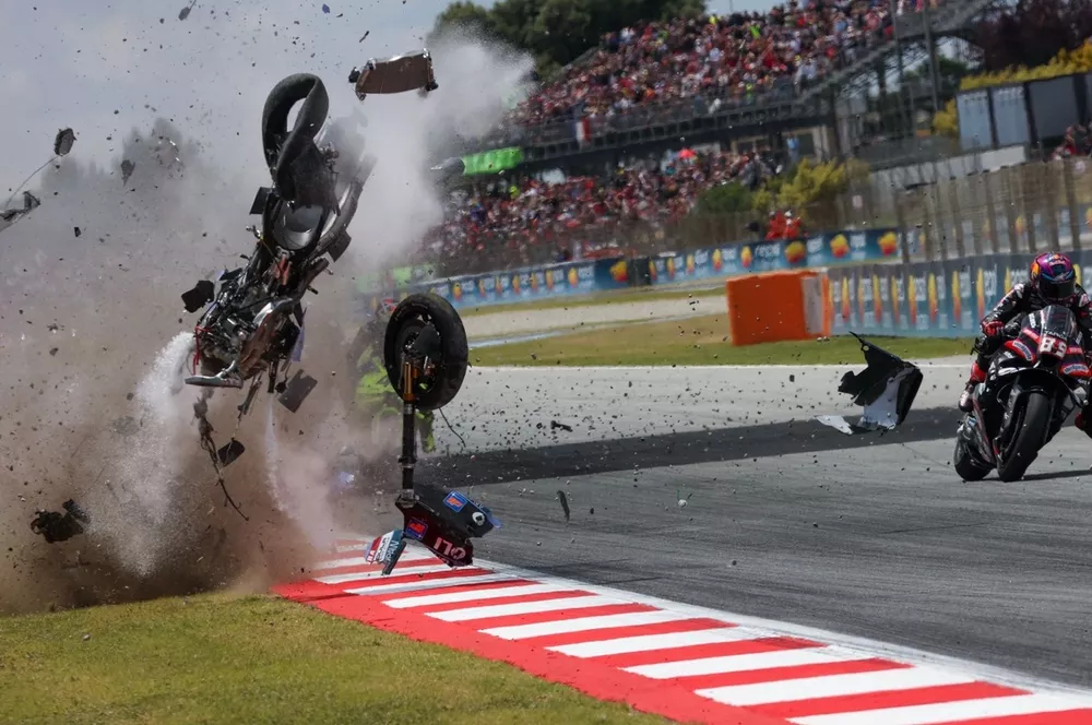 Alex Marquez, Gresini Racing crash