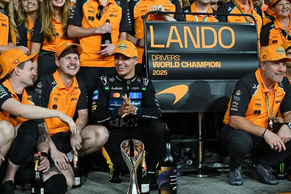 2025年のF1王者ランド・ノリス、TIME紙「世界で最も影響力のある100人