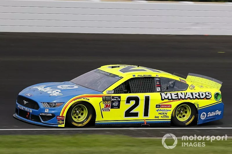  Paul Menard, Wood Brothers Racing, Ford Mustang Menards / Dutch Boy
