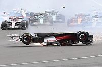 GALERIA: Veja como foi acidente assustador de Zhou em Silverstone na F1