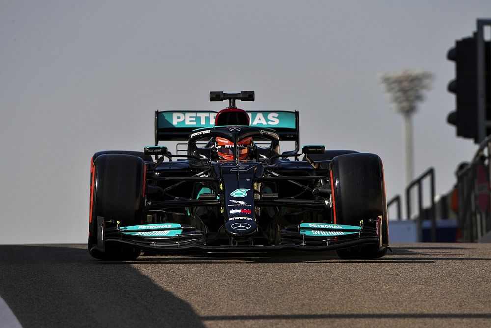 George Russell, Mercedes W10 Mule 