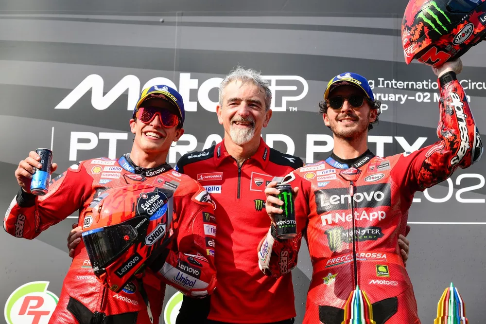 Marc Marquez, Ducati Team, Luigi Dall'igna, Francesco Bagnaia, Ducati Team