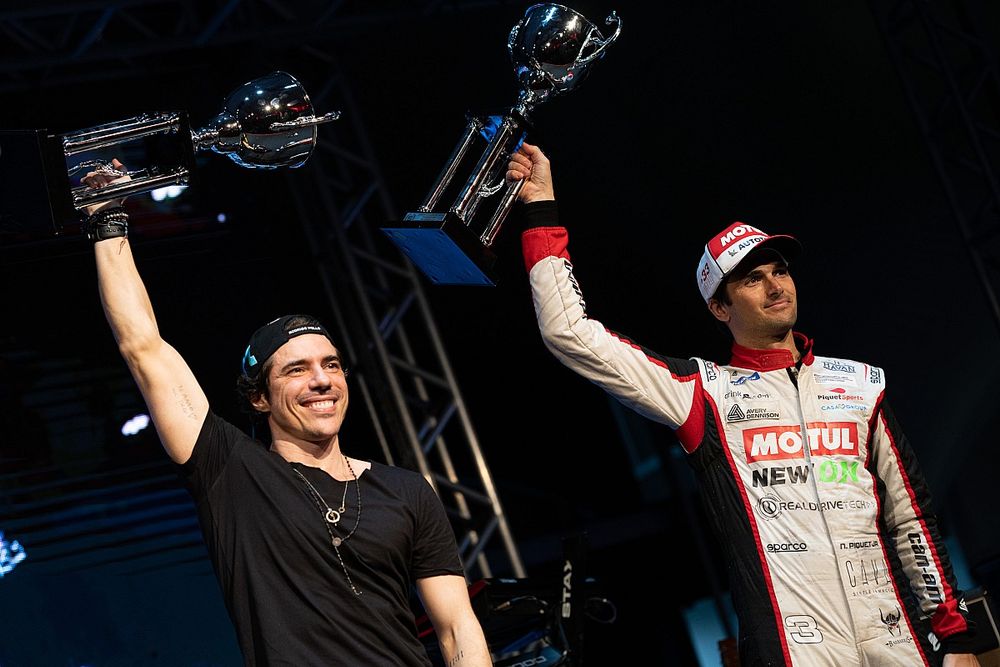 Rodrigo Mello e Nelsinho Piquet